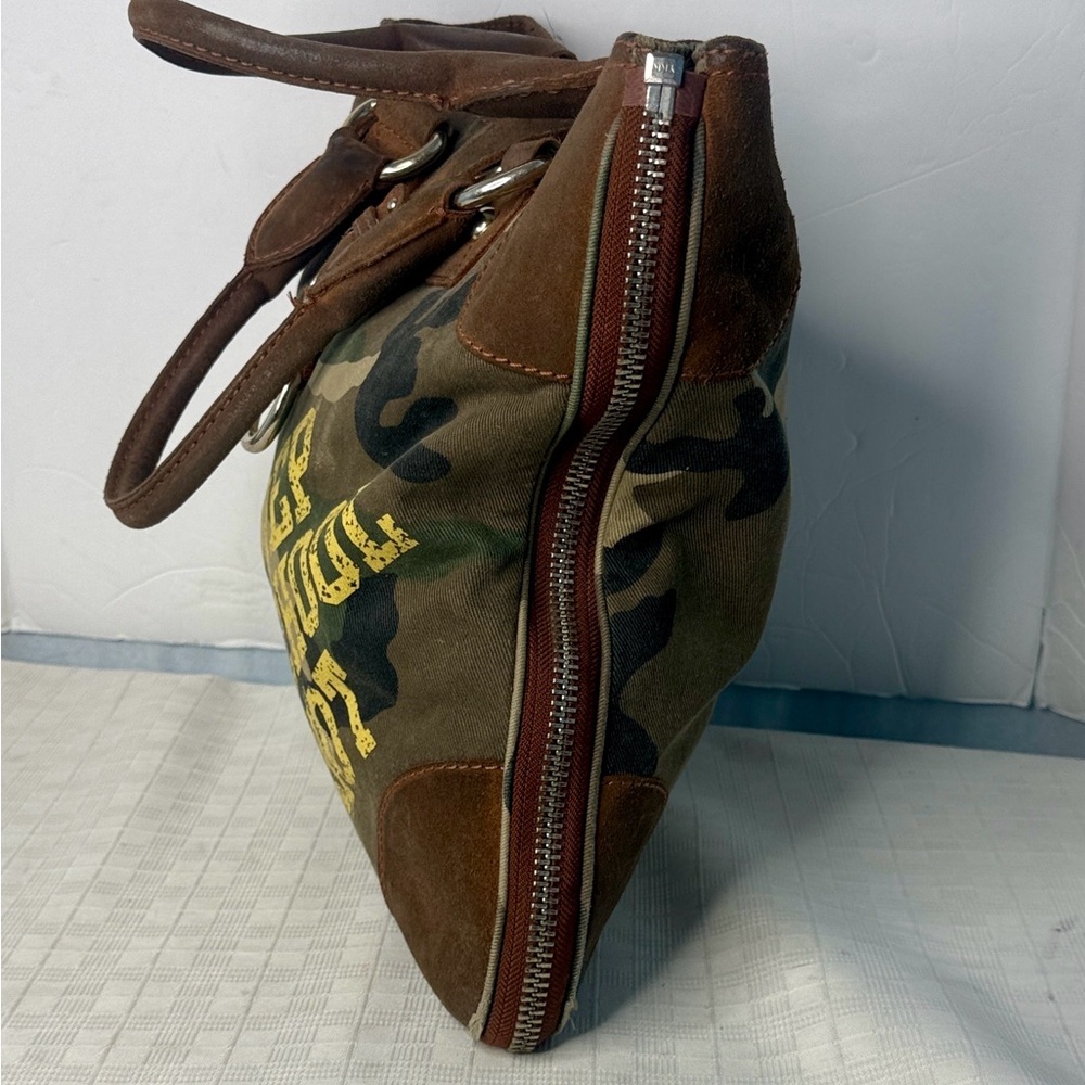 Vintage Juicy Couture PREP SCHOOL RIOT camo tote - Picture 2 of 16